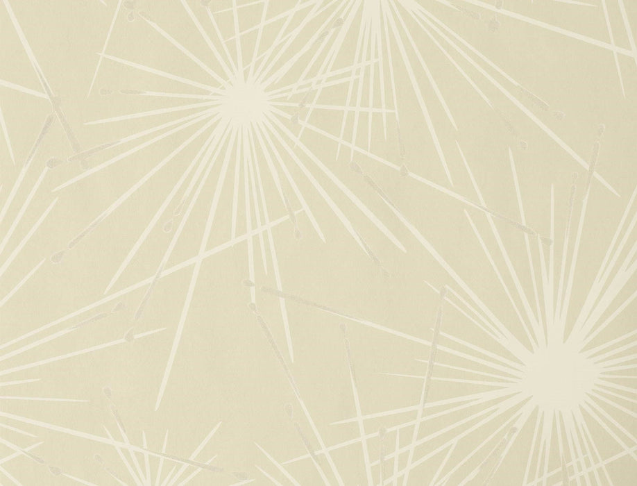 Jim Thompson Fireworks  Alabaster Wallpaper Sample JT021065001