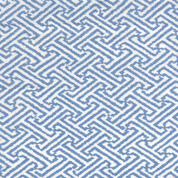China Seas Java Java French Blue Fabric Sample 3080-06