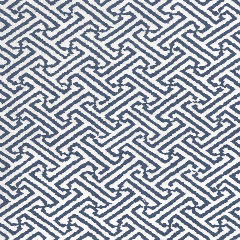 China Seas Java Java Navy Fabric Sample 3080-07