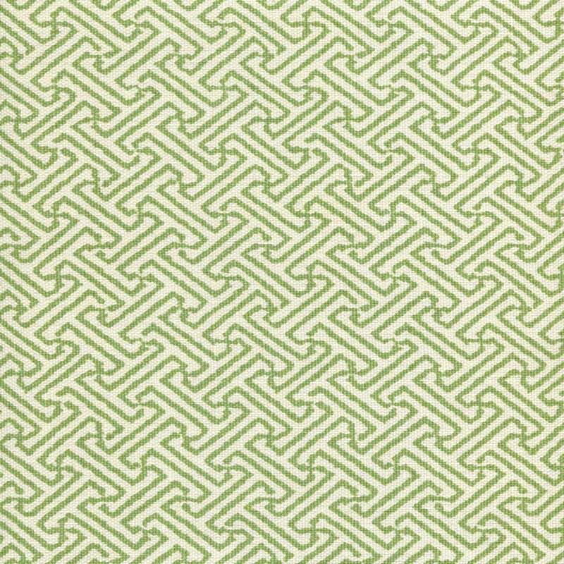 China Seas Java Petite Jungle Green Fabric Sample 3085-03