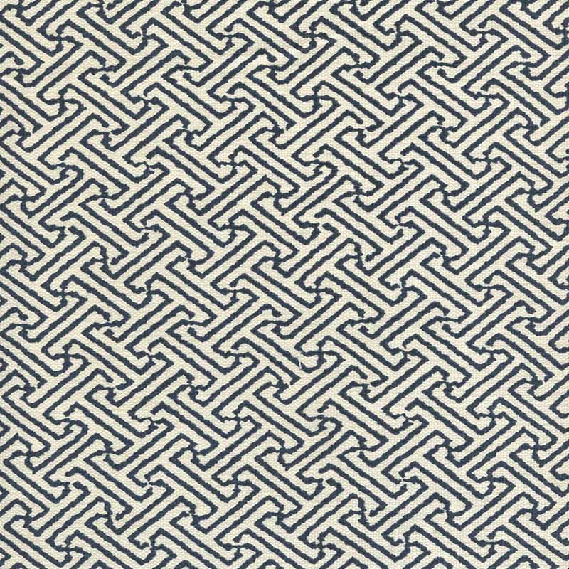 China Seas Java Petite Navy Fabric Sample 3085-07