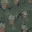 Schumacher Umbrella Leaves Navy Wallpaper Sample 3119