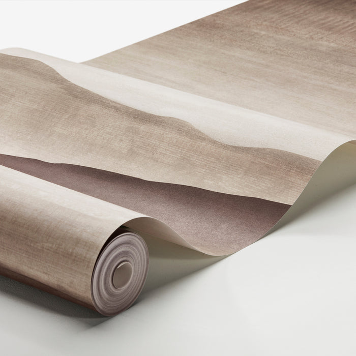 Schumacher Twilight Landscape Mural Neutral Wallpaper Sample 3140