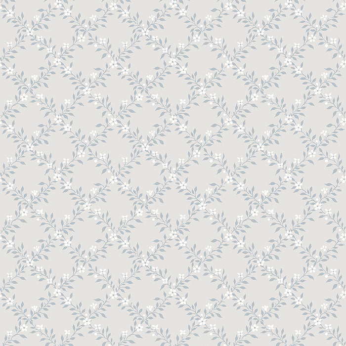 Schumacher SommarsloJa Blue Wallpaper Sample 3269