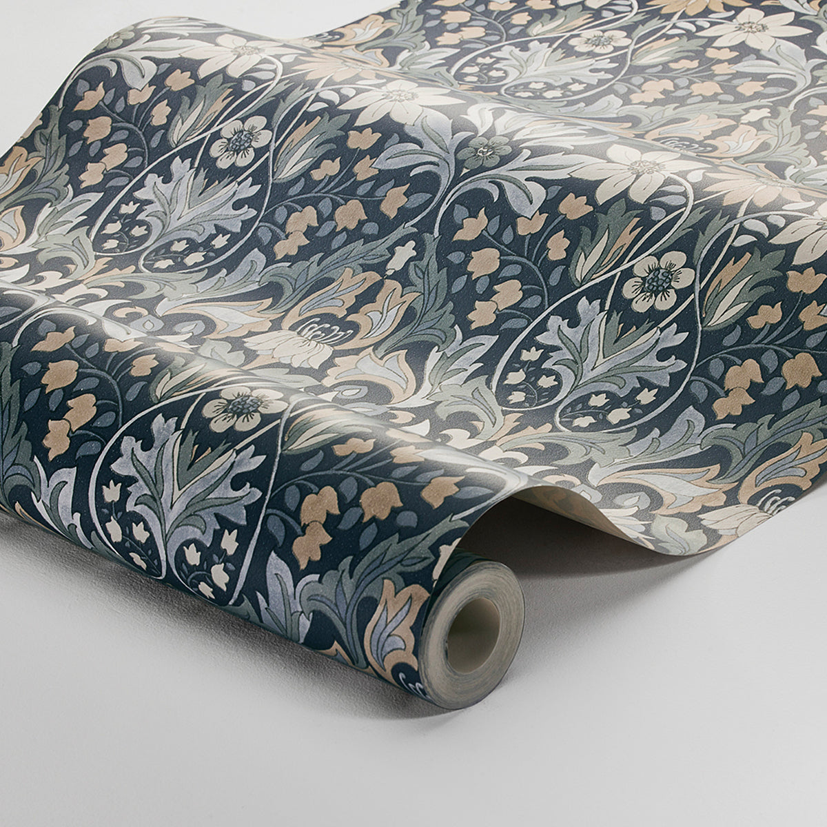 Schumacher BlomsterfroJd Indigo Wallpaper 3292