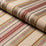 Schumacher Wellington Stripe Multi On Pecan Fabric 3322011