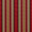 Schumacher Wellington Stripe Multi On Spice Fabric 3322023