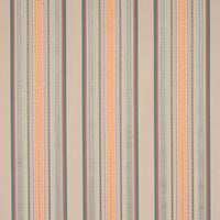 Schumacher Wellington Stripe Natural On Multi Fabric 3322026