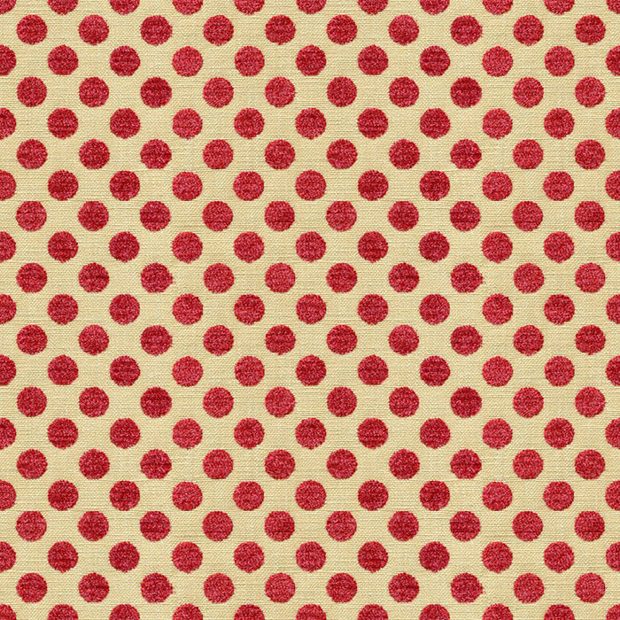Kravet Design Posie Dot Lipstick Fabric Sample 34070.716.0