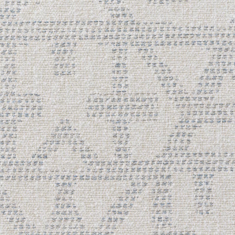 Holly Hunt Great Outdoors On the Fence Ice Water Fabric Sample 343/03