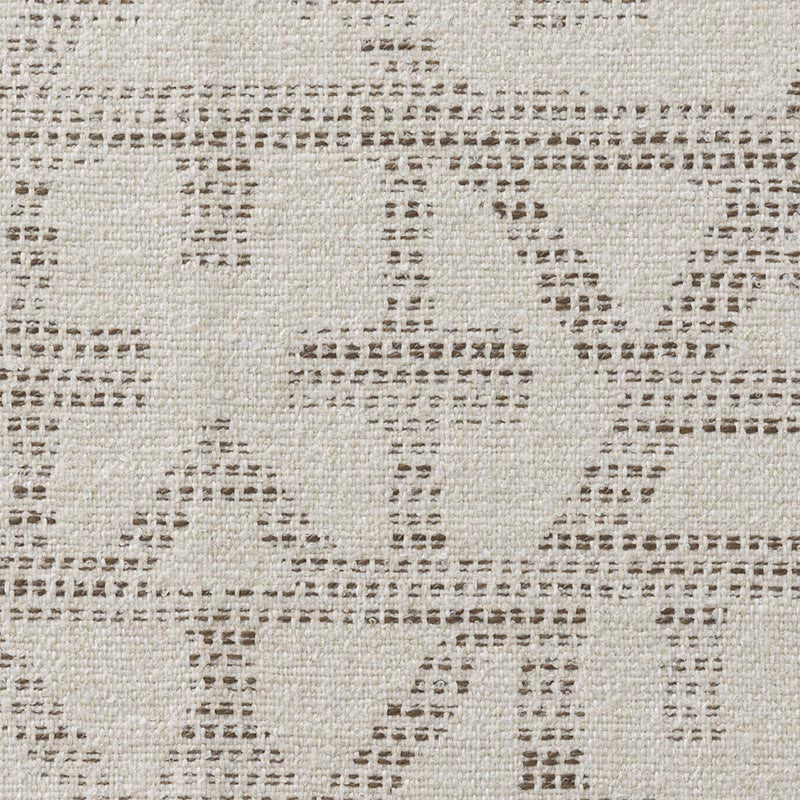 Holly Hunt Great Outdoors On the Fence White Chocolate Fabric Sample 343/04
