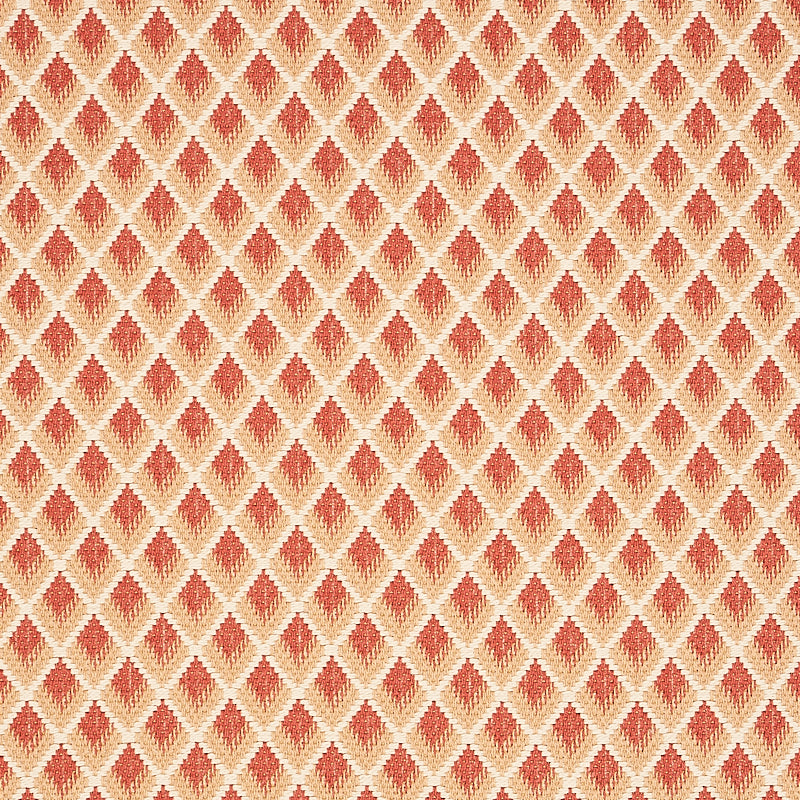Schumacher Hammerick Diamond Clay Fabric Sample 3434001