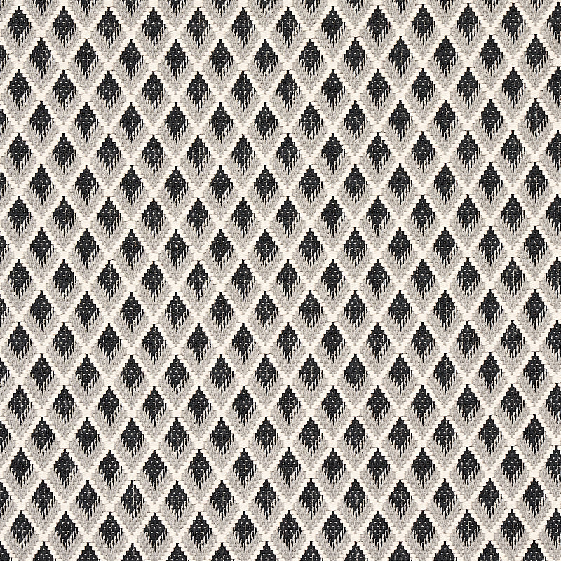 Schumacher Hammerick Diamond Grey Fabric Sample 3434004