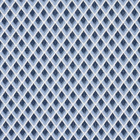 Schumacher Hammerick Diamond Blue Fabric 3434005