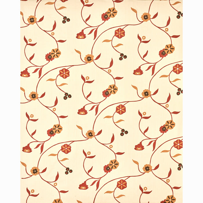 Schumacher Indira Embroidery Spice Fabric 3438001