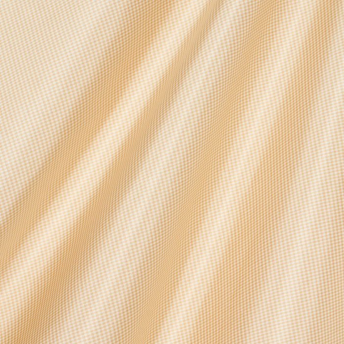 Schumacher Dalton Silk Gingham Sand Fabric 3449004