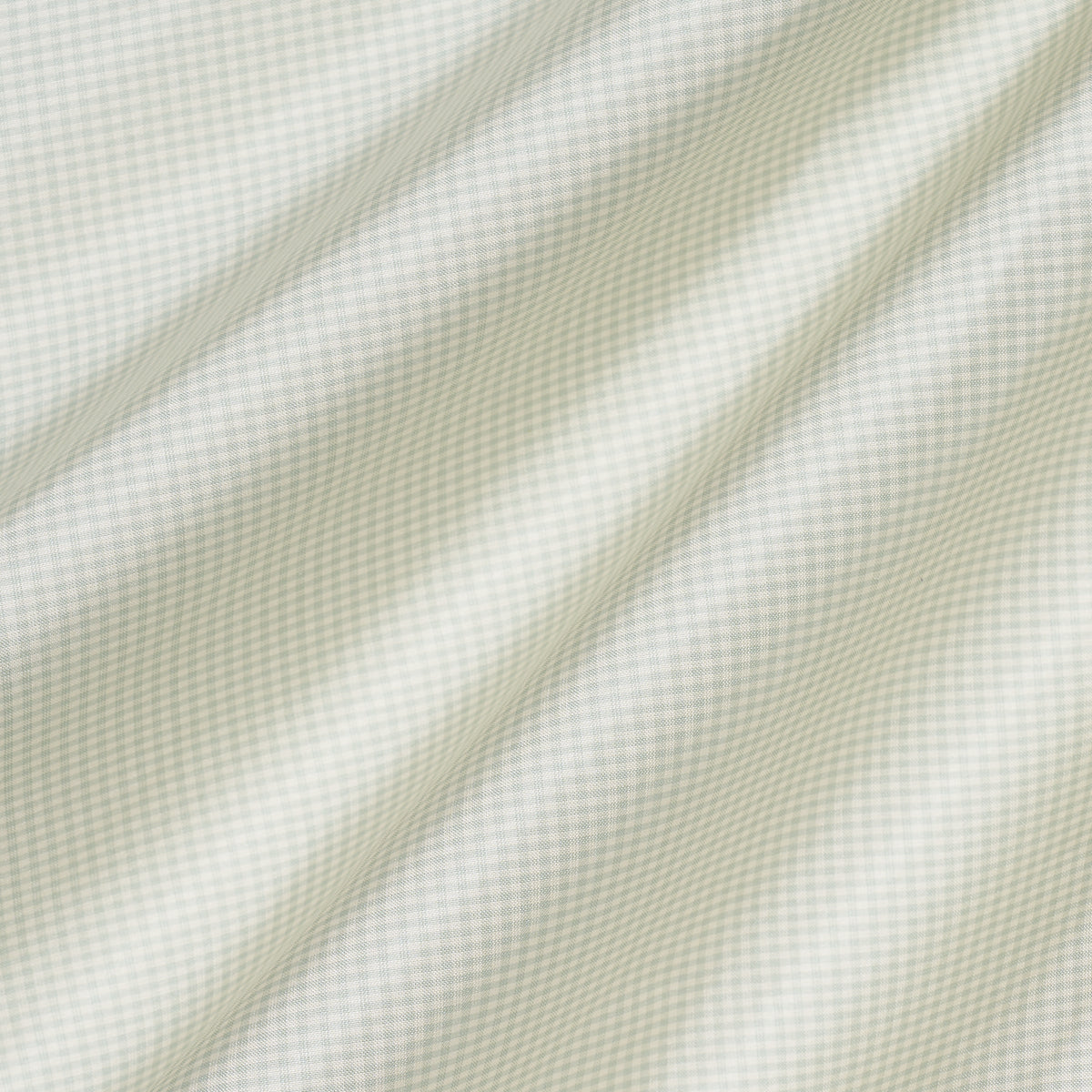Schumacher Dalton Silk Gingham Aqua Fabric 3449005
