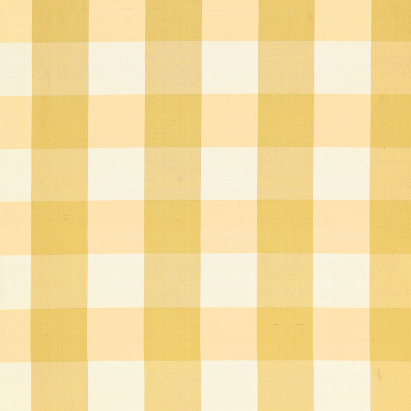 Schumacher Montgomery Silk Plaid Sunrise Fabric Sample 3455000