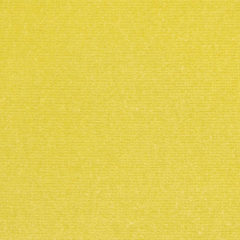 Holly Hunt Great Outdoors Aqua Velvet III Lemon Fabric Sample 350/16