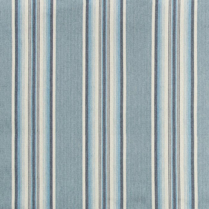 Kravet Design Lodeve Ticking Cornflower Fabric Sample 35169.5.0