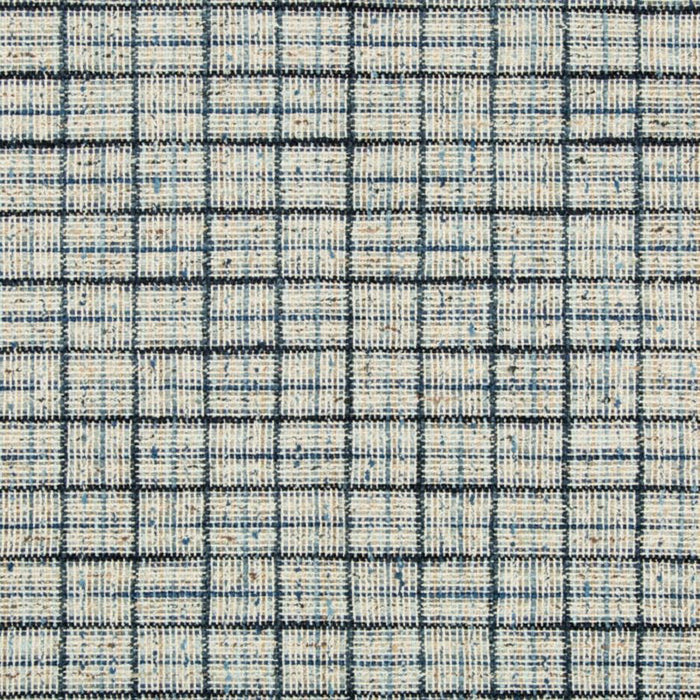 Kravet Couture Wenthworth Check Marine Fabric Sample 35188.1516.0