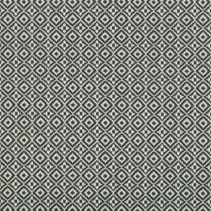 Kravet Design Attribute Grid Denim Fabric Sample 35403.21.0