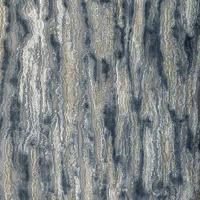 Kravet Couture Velvet Waves Vapor Blue Fabric Sample 36322.52.0