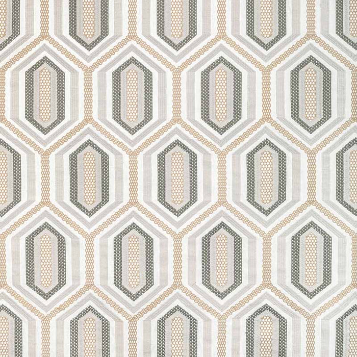 Kravet Couture Kaleidoscope Emb Natural Fabric Sample 36368.1611.0