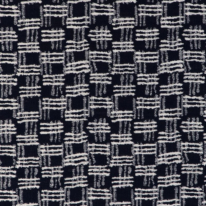 Kravet Couture Cross Waves Ink Fabric Sample 36928.50.0