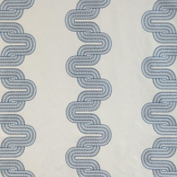 Kravet Design Cloud Chain Indigo Fabric Sample 36943.5.0