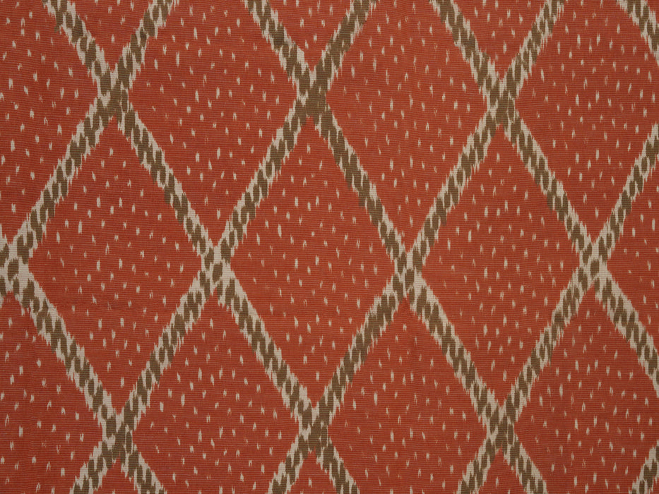Jim Thompson Nantaburi Ikat Apple Fabric Sample JT013958003
