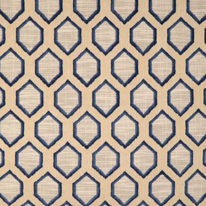 Kravet Design Waterlines Indigo Fabric 37377.51.0