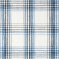 Kravet Couture Royal Palm Plaid Boca Blue Fabric 37646.5.0