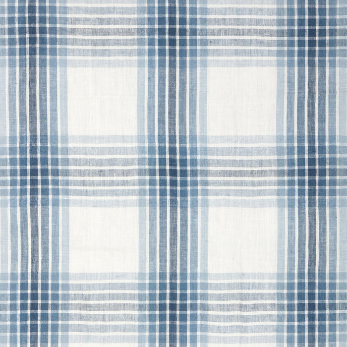 Kravet Couture Royal Palm Plaid Boca Blue Fabric 37646.5.0