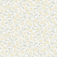 Schumacher Mira Yellow Wallpaper 3965