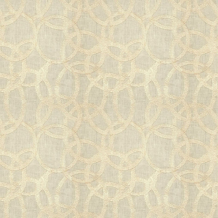 Kravet Couture Keep Shining White Gold Fabric Sample 3971.1.0