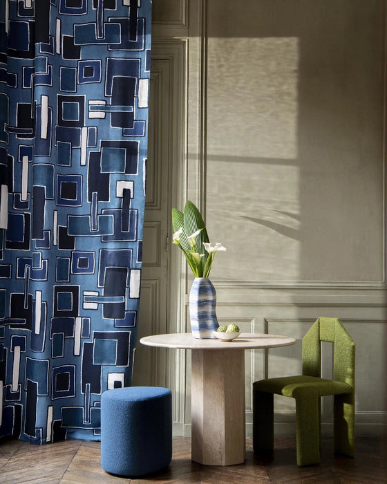 Pierre Frey Medina Indigo Fabric F3945001