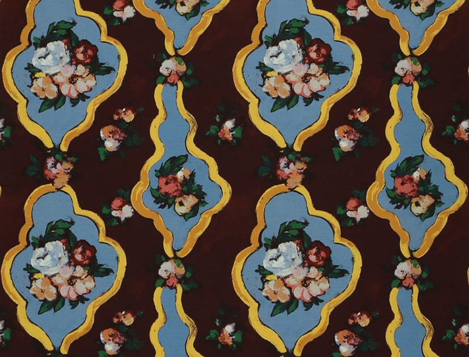 Jim Thompson Ondine Madame Plum Fabric Sample JT013684003