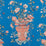 Jim Thompson Broderique True Blue Fabric JT013599003