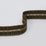Jim Thompson Woven Diamonds Tape  Black Gold Trim Sample JT030049005