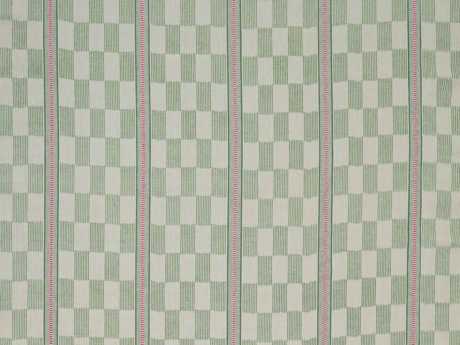 Jim Thompson Madras Stripe Boxwood Fabric Sample JT013894004
