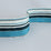No.9 Thompson Block Stripe  Mediterranean Trim Sample N9031018004