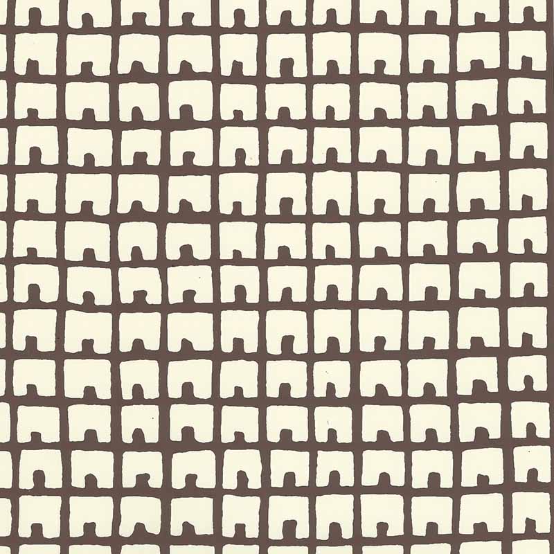 China Seas Fez Background Brown Wallpaper Sample 4040-01WP