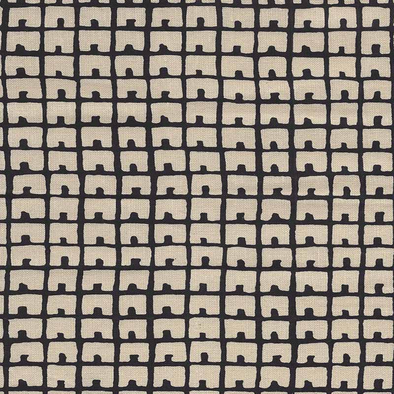 China Seas Fez Background Black Fabric 4040-10
