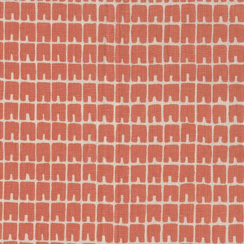 China Seas Fez Ii Orange Fabric Sample 4045-12