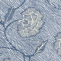 China Seas Flores Ii Multi Navy Cream Wallpaper 4060M-08WP