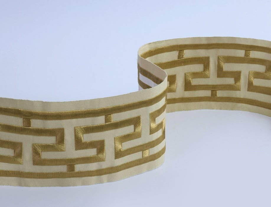 Jim Thompson Labyrinth Tape  Antique Brass Trim Sample JT030022003