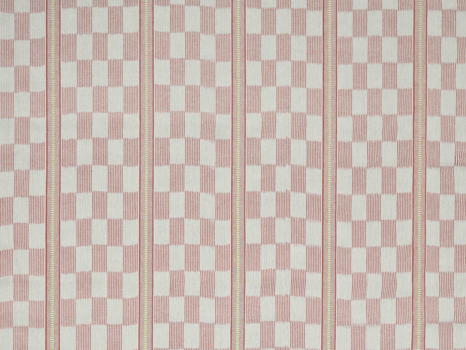 Jim Thompson Madras Stripe Rosebud Fabric Sample JT013894003