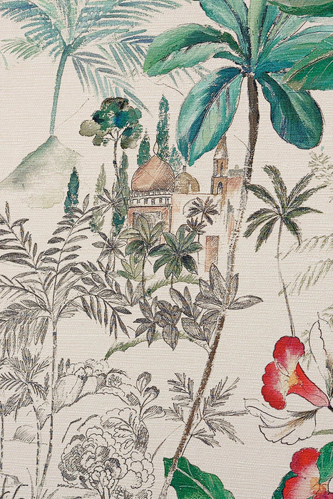 Pierre Frey L'Oasis Tropical Wallpaper Sample FP992001