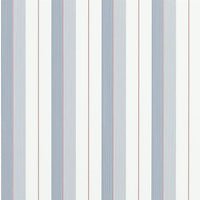 Ralph Lauren Aiden Stripe Dark Blue/Red/White Wallpaper PRL020-06